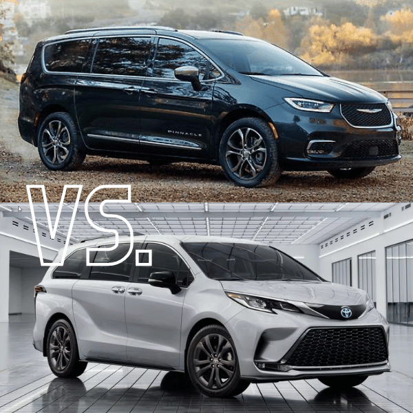 2023 Chrysler Pacifica Compared to the 2023 Toyota Sienna