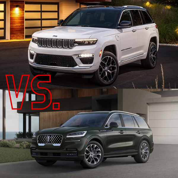 2023 Jeep Grand Cherokee 4xe Compared to the 2023 Lincoln Aviator Grand Touring