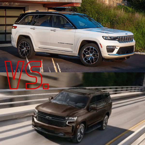 2023 Jeep Grand Cherokee Compared to 2023 Chevy Tahoe