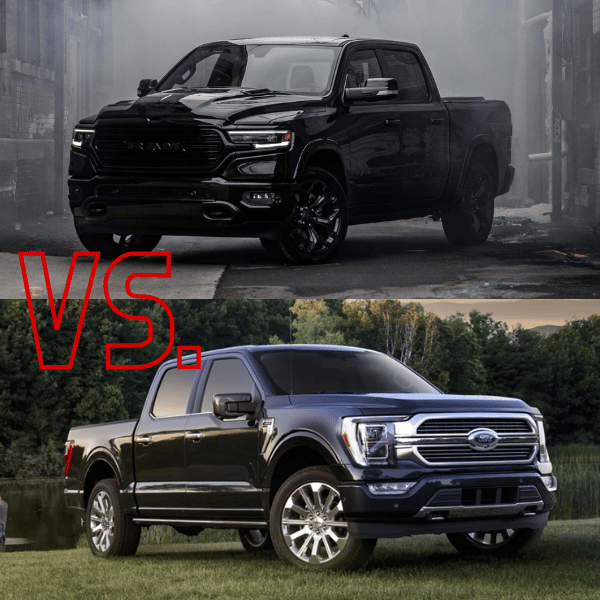 2023 Ram 1500 Compared to the 2023 Ford F-150
