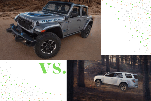 2024 Jeep Wrangler Compared to 2024 Toyota 4Runner