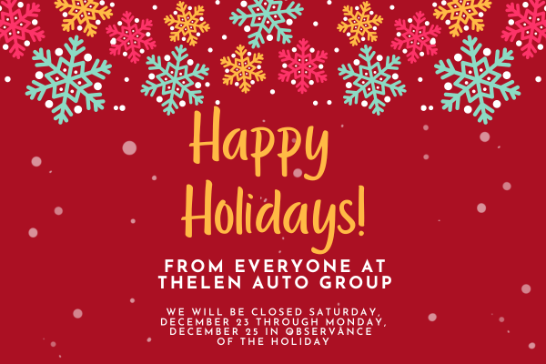 Happy Holidays from Thelen Chrysler Dodge Jeep Ram