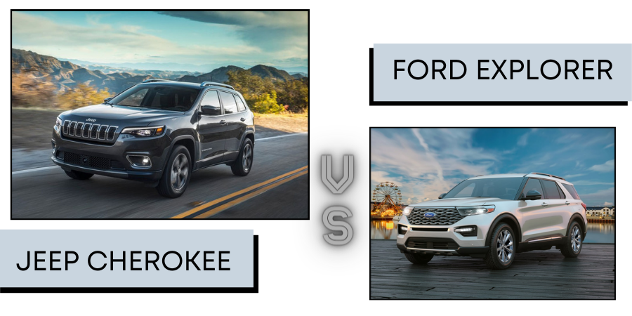 2021 Jeep Cherokee 2021 Ford Explorer Comparison in Bay City, MI