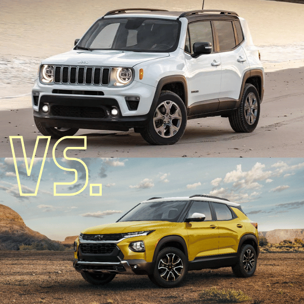 2023 Jeep Renegade Compared to the 2023 Chevrolet Trailblazer