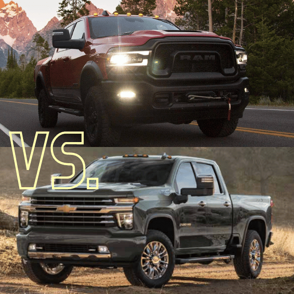 2023 Ram 2500 Compared to 2023 Chevrolet Silverado 2500HD