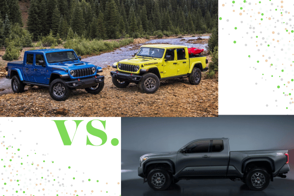 2024 Jeep Gladiator Toyota Tacoma Compared