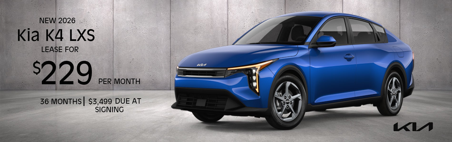 2026 Kia K4 LXS Special